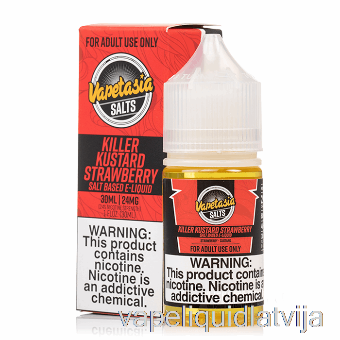 Killer Kustard Strawberry - Vapetasia Salts - 30ml 12mg Vape šķidrums